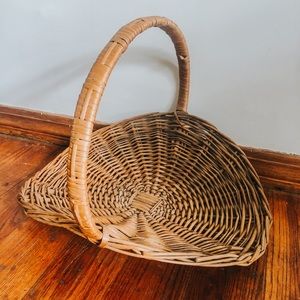 Boho Open Wicker Basket